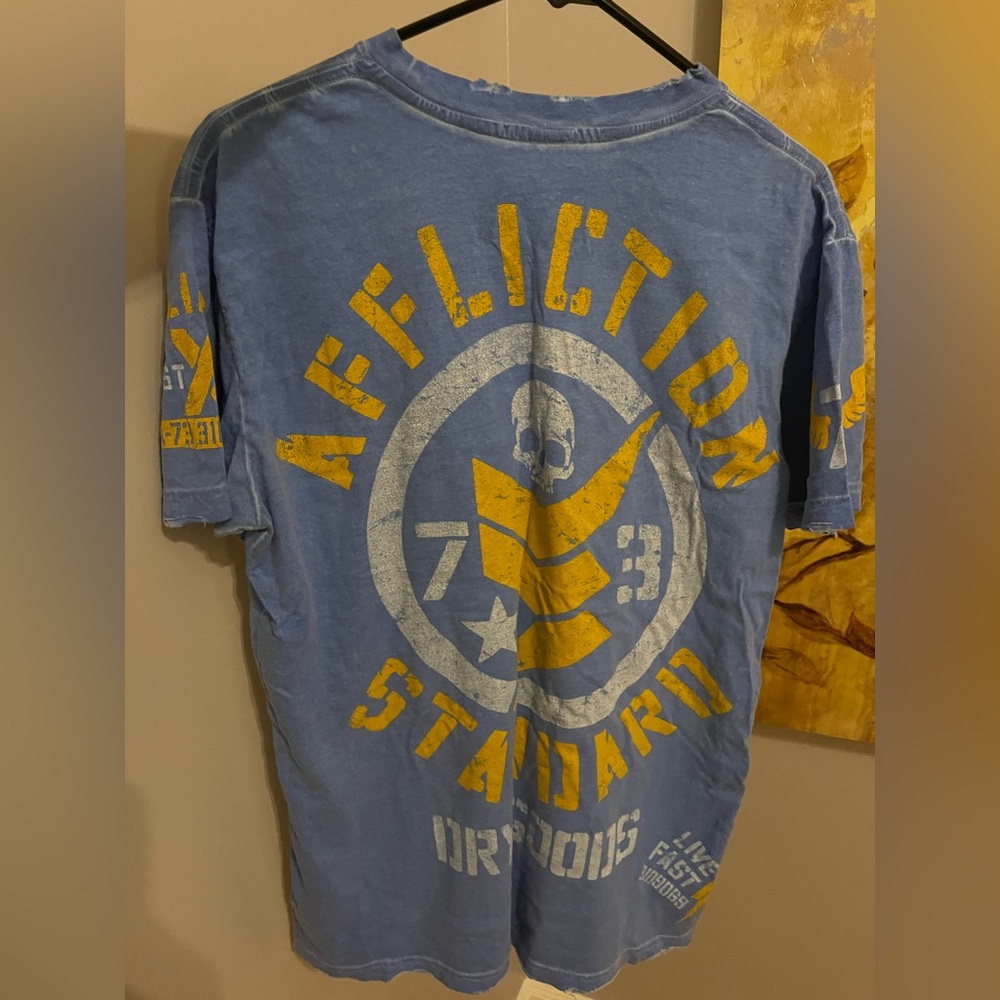 Vintage Men’s Affliction Live Fast Skull T-Shirt Sz. Large